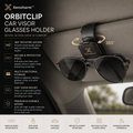 Xenoharm™ OrbitClip Car Visor Glasses Holder